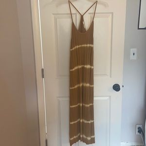 Tie-dyed maxi dress